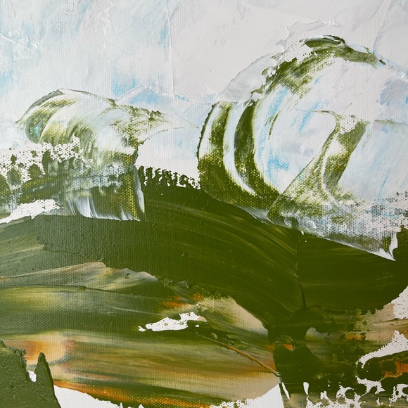 Original acrylic abstract titled - You Can’t Be Cirrus?! - Picture 7 of 12